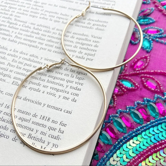 GOOD CLASSIC TUBULAR HOOPS BIG - Picture 2 of 2